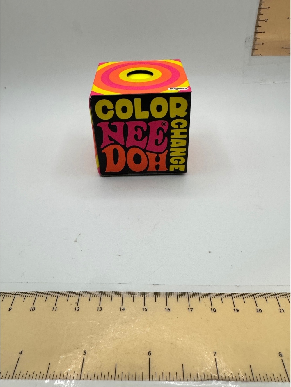Color Change NeeDoh Groovy Stress Ball Toy Yellow - NEW